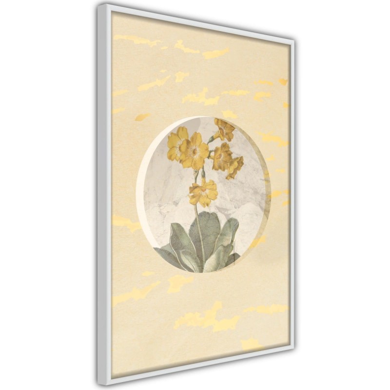 Plakat - Kwiaty i marmur