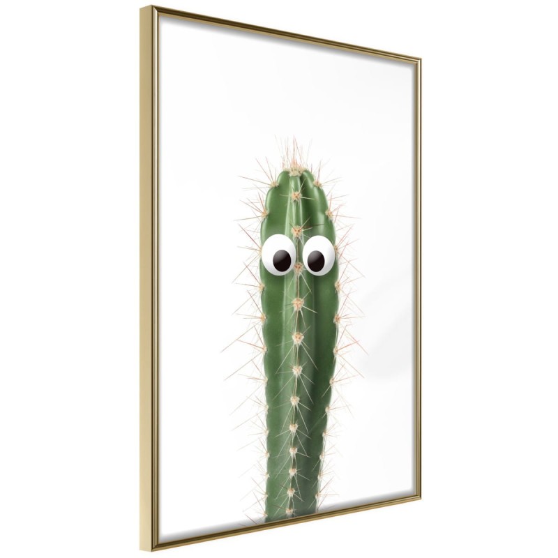 Plakat - Śmieszny kaktus I