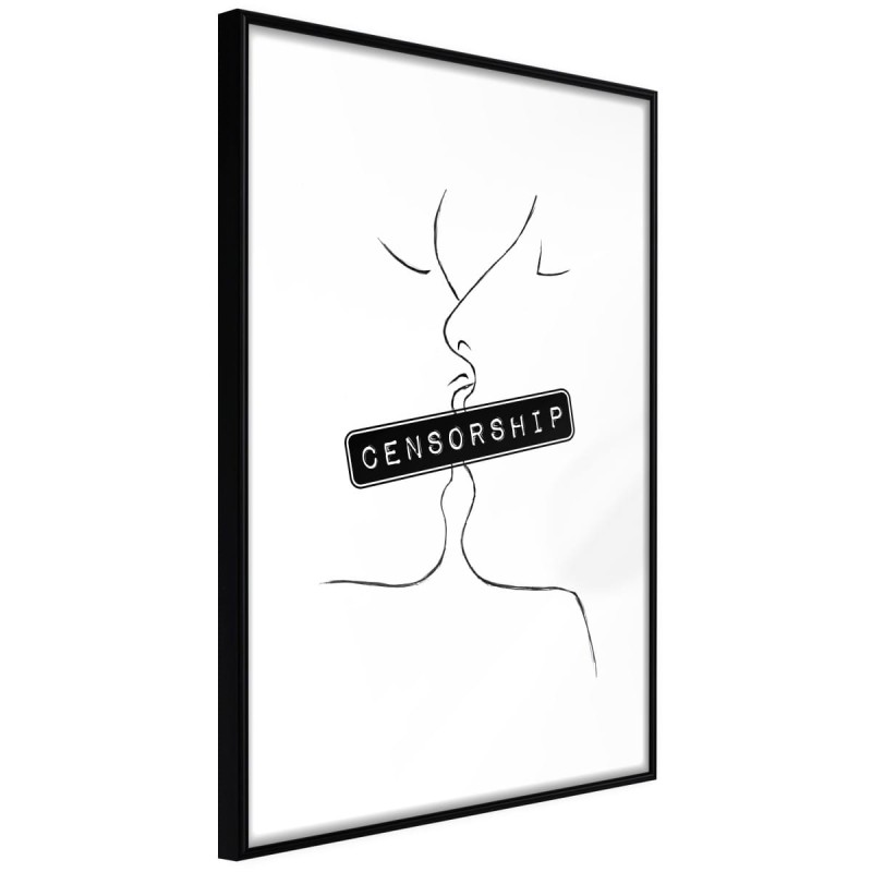 Plakat - Zakazany pocałunek
