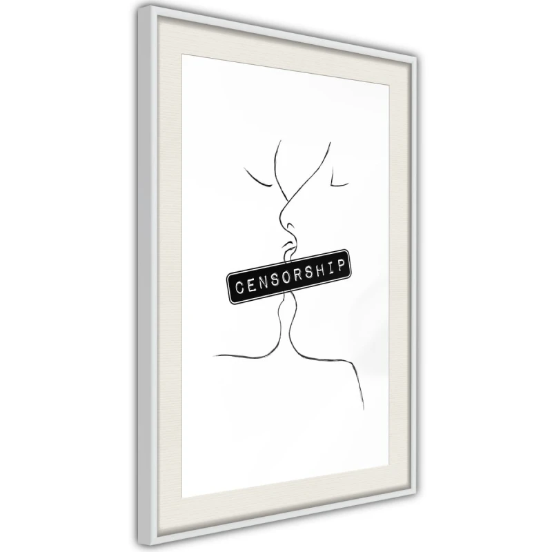 Plakat - Zakazany pocałunek