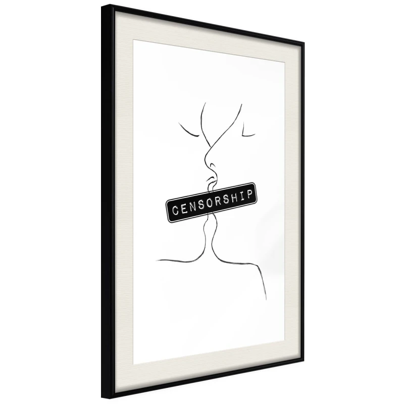 Plakat - Zakazany pocałunek