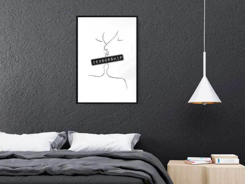 Plakat - Zakazany pocałunek
