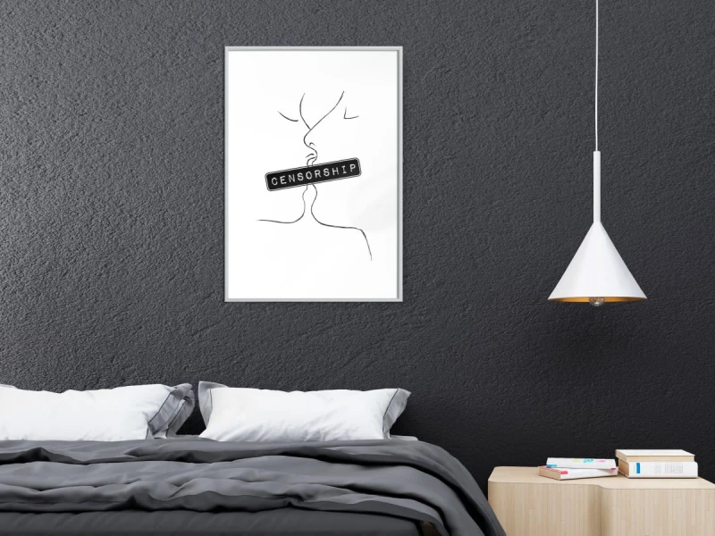 Plakat - Zakazany pocałunek