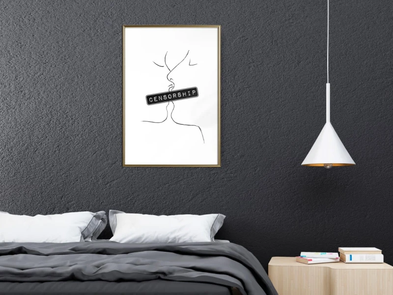 Plakat - Zakazany pocałunek