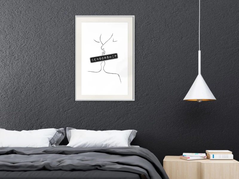 Plakat - Zakazany pocałunek
