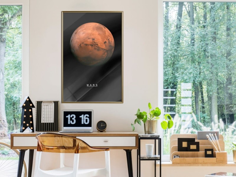 Plakat - Układ słoneczny: Mars