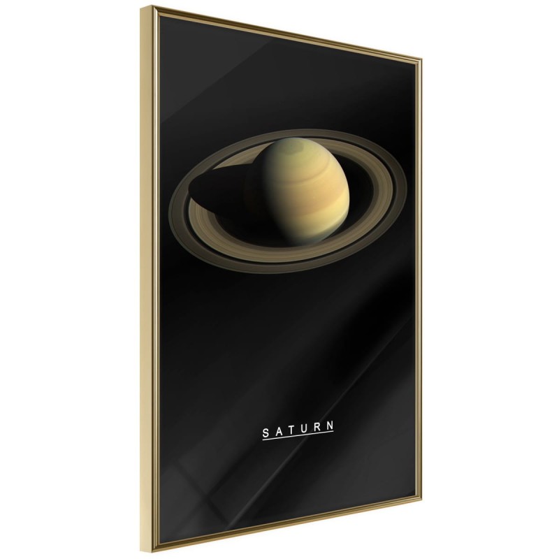 Plakat - Układ słoneczny: Saturn
