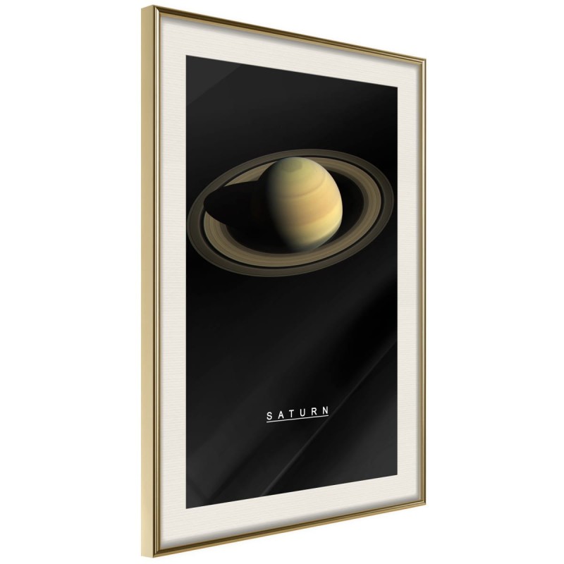 Plakat - Układ słoneczny: Saturn