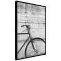 Plakat - Rower oparty o mur