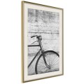 Plakat - Rower oparty o mur