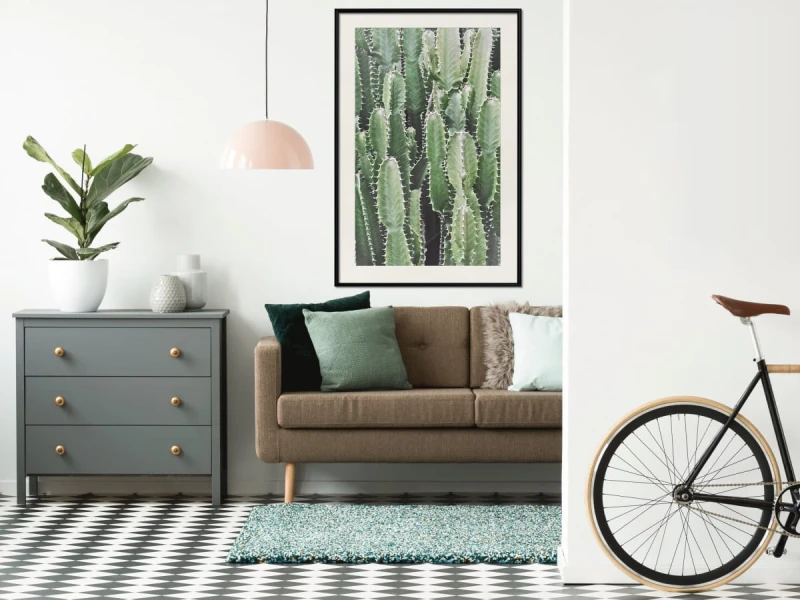 Plakat - Plantacja kaktusów