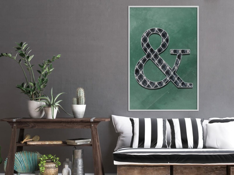 Plakat - Et na zielonym tle