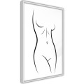 Plakat - Minimalistyczny akt