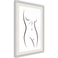 Plakat - Minimalistyczny akt