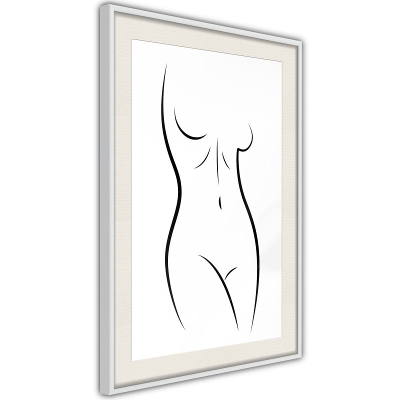 Plakat - Minimalistyczny akt