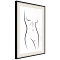 Plakat - Minimalistyczny akt