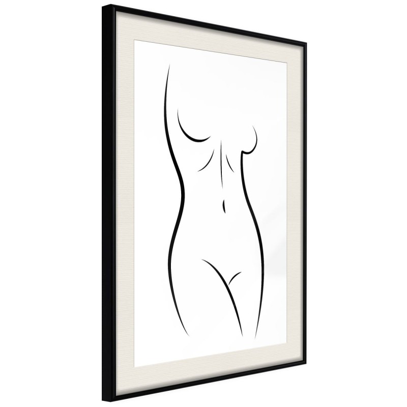Plakat - Minimalistyczny akt