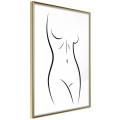 Plakat - Minimalistyczny akt