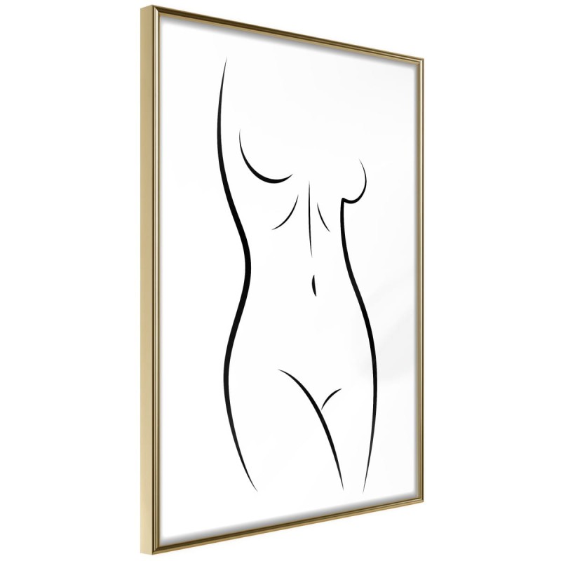 Plakat - Minimalistyczny akt