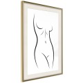 Plakat - Minimalistyczny akt