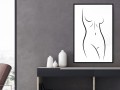 Plakat - Minimalistyczny akt