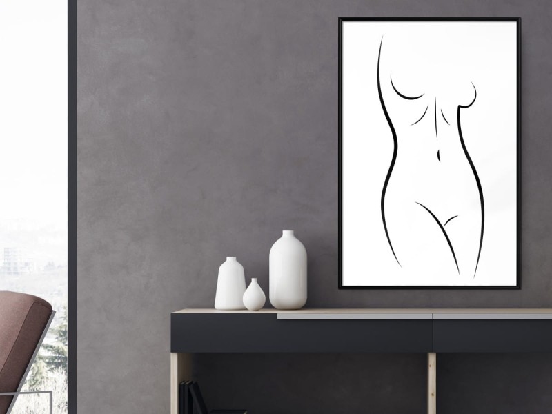 Plakat - Minimalistyczny akt