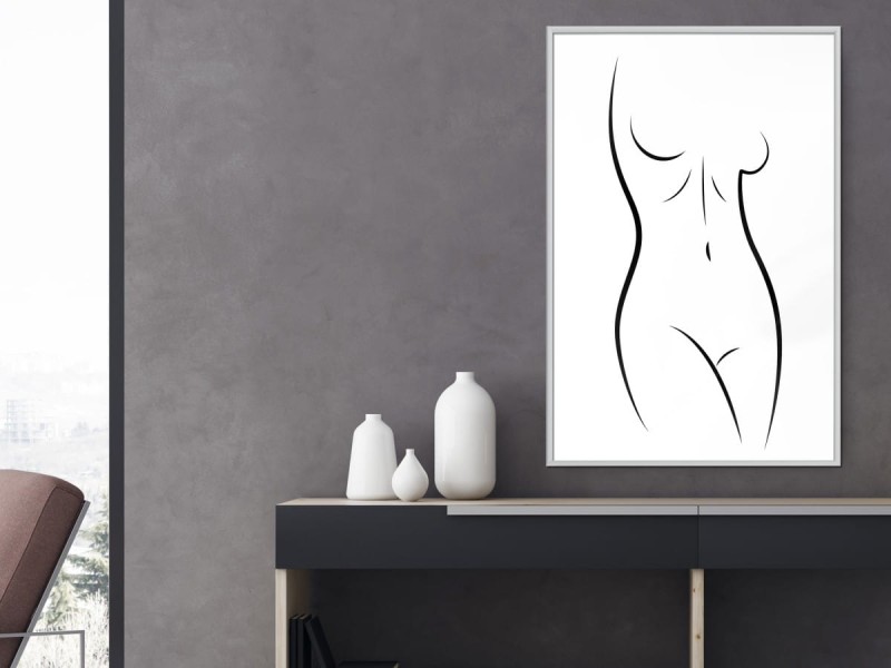 Plakat - Minimalistyczny akt