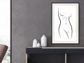 Plakat - Minimalistyczny akt