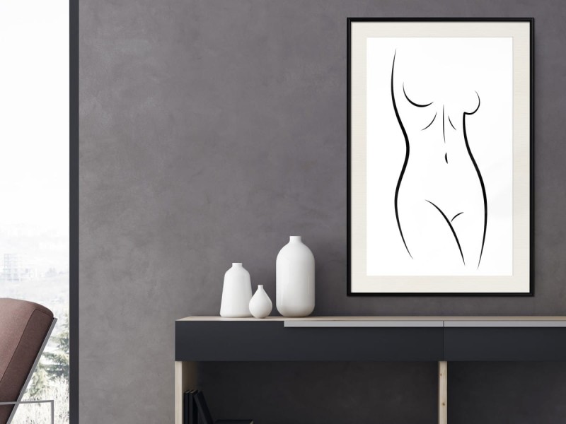 Plakat - Minimalistyczny akt