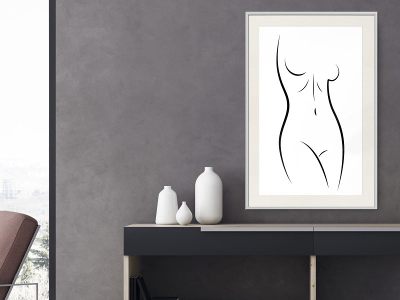 Plakat - Minimalistyczny akt