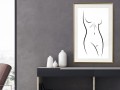 Plakat - Minimalistyczny akt