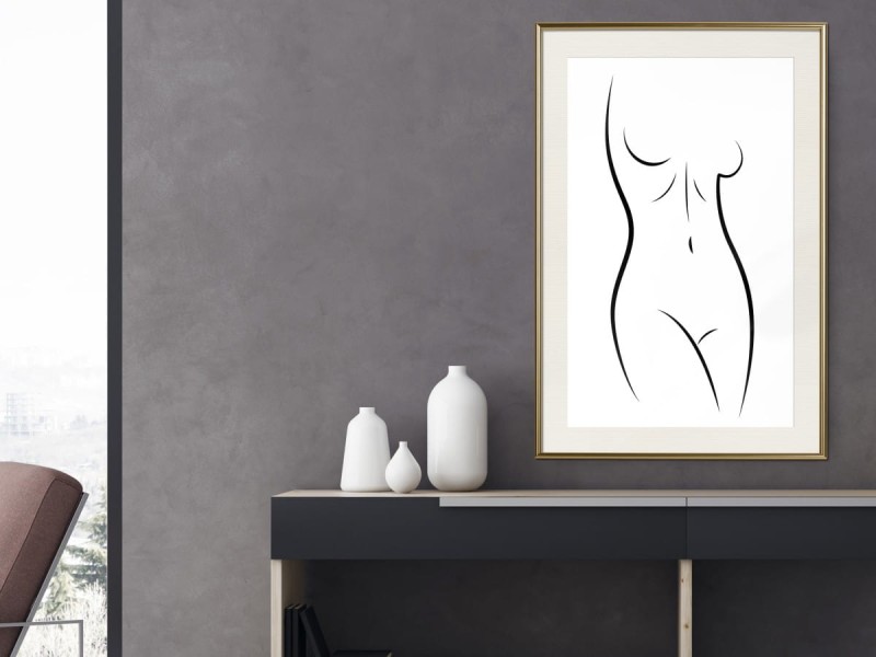 Plakat - Minimalistyczny akt