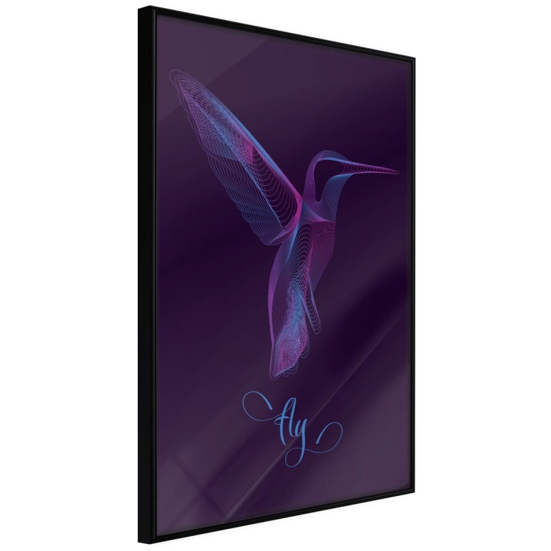 Plakat - Fluorescencyjny koliber