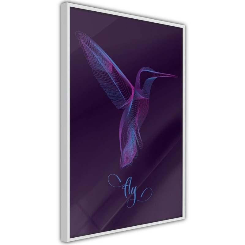 Plakat - Fluorescencyjny koliber