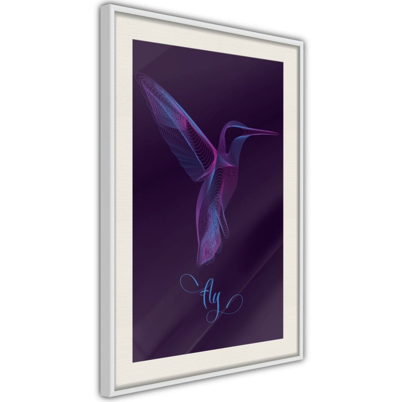Plakat - Fluorescencyjny koliber