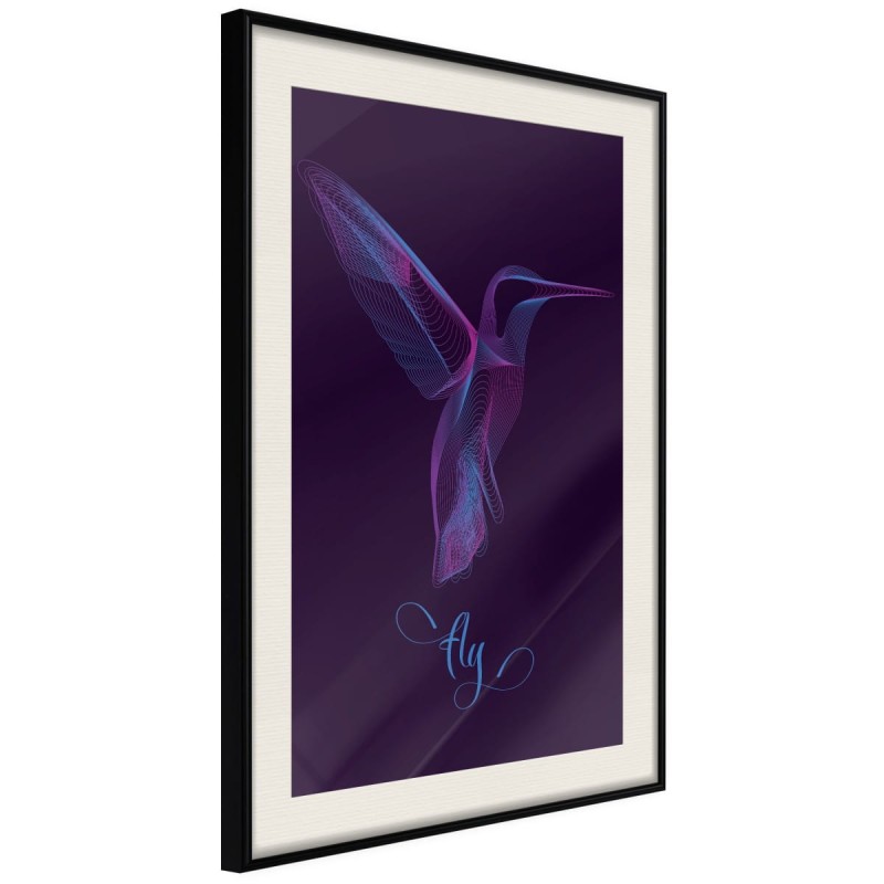 Plakat - Fluorescencyjny koliber