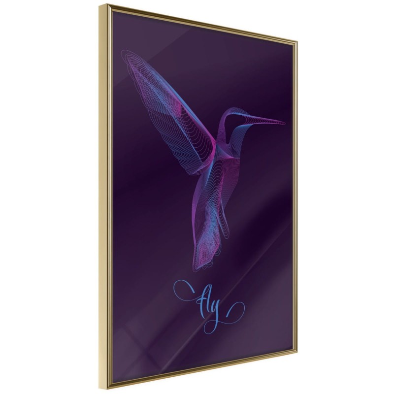 Plakat - Fluorescencyjny koliber