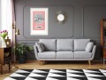 Plakat - Plan miasta: Londyn (różowy)