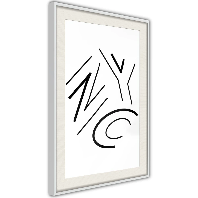 Plakat - Trzy litery