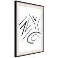 Plakat - Trzy litery