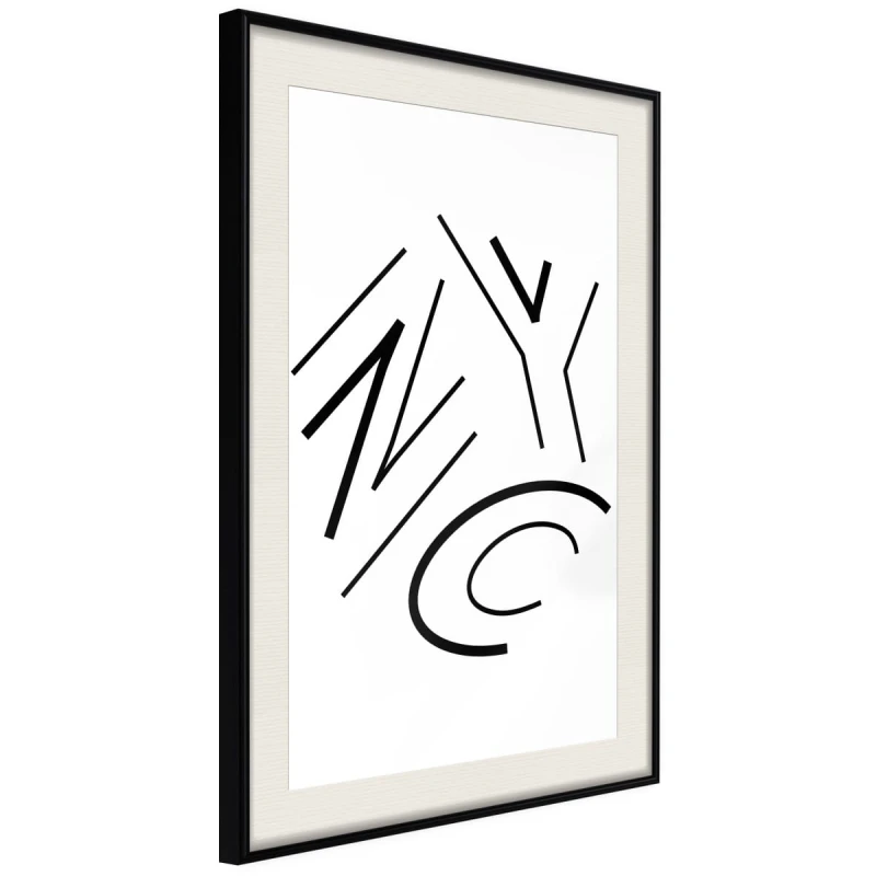 Plakat - Trzy litery