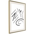 Plakat - Trzy litery