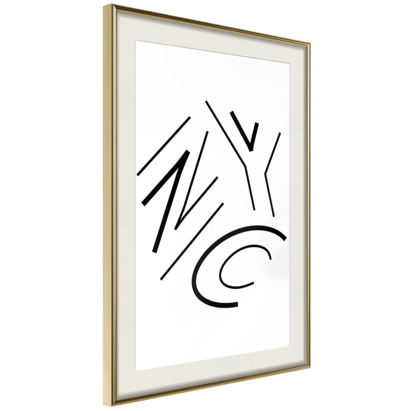 Plakat - Trzy litery