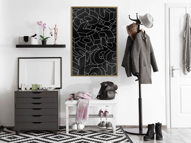 Plakat - Rozsypane litery