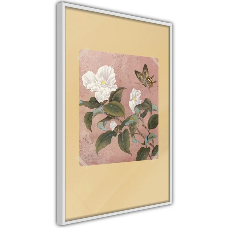 Plakat - Rododendron i motyl