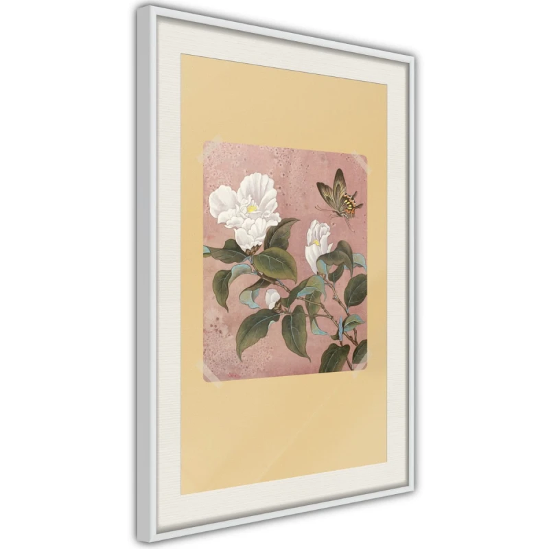 Plakat - Rododendron i motyl