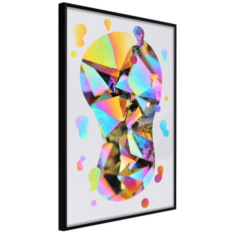 Plakat - Abstrakcyjna żarówka