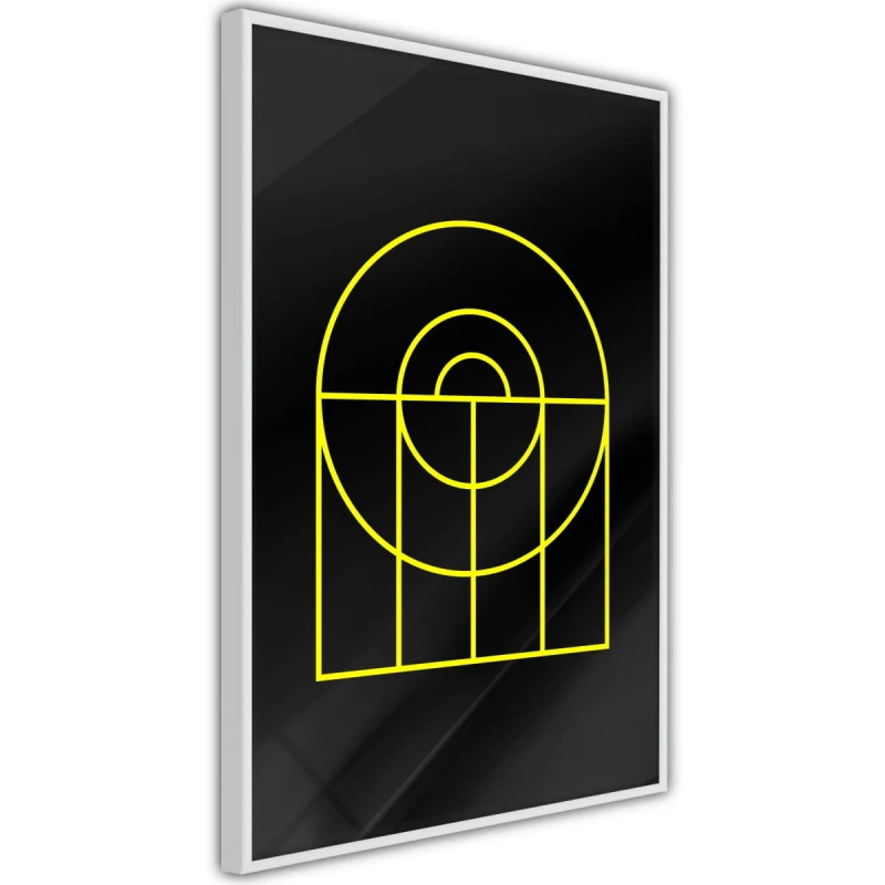 Plakat - Żółte linie