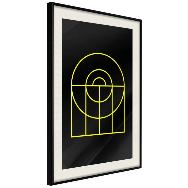 Plakat - Żółte linie