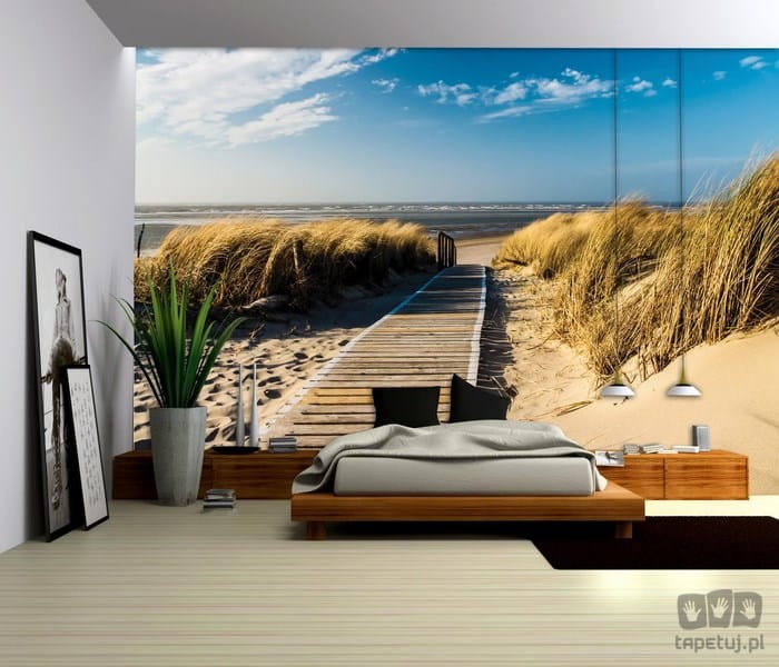 Fototapeta piaszczysta plaża i morze